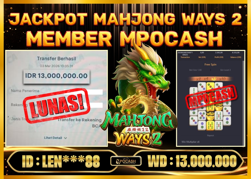 MPOCASH JACKPOT MAHJONG WAYS 2